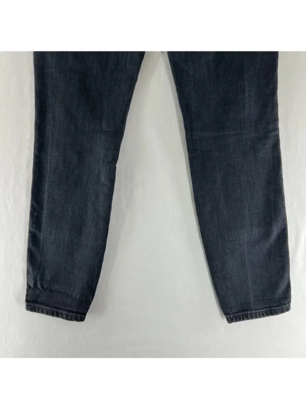 Free People Skinny Jeans Womens 29 Button Fly Stretch Denim High Rise Faded Gray